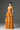 Orange Floral Garden Lace Maxi A-line Dress With 3-tiered U-Neck - IHF STUDIO