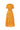 Orange Floral Garden Short Sleeves A-line Midi Dress - IHF STUDIO