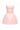 Light pink bell-silhouette mini dress - IHF STUDIO
