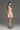 Light pink bell-silhouette mini dress - IHF STUDIO