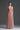 Pink Vine Guipure Lace V-Neck Midi A-Line Dress With Draped Details And Two Mini Bows - IHF STUDIO