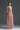 Pink Vine Guipure Lace V-Neck Midi A-Line Dress With Draped Details And Two Mini Bows - IHF STUDIO