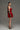 Red strapless mini dress with sweetheart neckline and voluminous bell-shaped skirt - IHF STUDIO