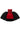 Red Crystal-Embellished Bell-Silhouette Mini Corset Dress - IHF STUDIO