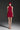 Red Floral Garden Lace Halter Mini Dress with Waist Cut-Out - IHF STUDIO