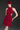 Red Floral Garden Lace Halter Mini Dress with Waist Cut-Out - IHF STUDIO