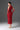 Red Floral Garden Lace Maxi Dress With Long Bow Straps - IHF STUDIO
