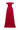 Red Floral Garden Lace Off-Shoulder A-Line Dress With Silk Waist Belt - IHF STUDIO
