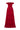Red Floral Garden Lace Off-Shoulder A-Line Dress With Silk Waist Belt - IHF STUDIO