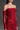 Red Floral Garden Lace Off-Shoulder Mermaid Dress With Silk Waist Belt - IHF STUDIO
