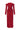 Red Floral Garden Lace off-shoulder midi dress with long sleeves - IHF STUDIO