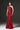 Red Floral Garden Lace one-shoulder mermaid dress - IHF STUDIO