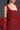 Red Floral Garden Lace square-neck mini column dress with large back bow - IHF STUDIO