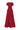 Red Floral Garden short-sleeve maxi A-line dress - IHF STUDIO