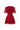 Red Floral Garden short-sleeve mini dress - IHF STUDIO