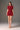 Red Floral Garden short-sleeve mini dress - IHF STUDIO