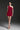 Red Floral Lace One-Shoulder Mini Dress with Pearl Cluster Embellishment - IHF STUDIO