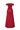 Red Floral Vine Lace Off-Shoulder A-line Dress With Draped Details Taffeta - IHF STUDIO