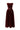 Red Lyon Velvet A-Line Midi Dress With Branch & Flower Embellishments - IHF STUDIO