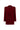 Red oversized twill blazer with strong tailoring and black crystal-embellished pocket flaps - IHF STUDIO