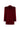 Red oversized twill blazer with strong tailoring and black crystal-embellished pocket flaps - IHF STUDIO