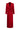 Red Oversized Long Straight-Cut Coat - IHF STUDIO