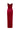 Red Silk Taffeta Bustier Column Dress With Lotus Pental-Shaped - IHF STUDIO