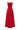 Red silk taffeta trapeze maxi A-line dress with crystal embellishment - IHF STUDIO