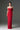 Red Taffeta Maxi Corset Dress with Off-Shoulder Sequin Embellishment - IHF STUDIO