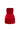 Red Taffeta Mini Column Dress with Sequin Floral Embellishment - IHF STUDIO