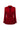 Red silk taffeta oversized blazer with broad shoulders and a cinched waist - IHF STUDIO