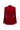 Red silk taffeta oversized blazer with broad shoulders and a cinched waist - IHF STUDIO