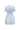 Sky Blue Sequin Floral Lace Short-Sleeve Structured Puffy Mini Dress - IHF STUDIO