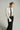 Slim-fit silk shirt with statement cuffs and low-rise long skirt - IHF STUDIO