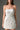 Taffeta Strapless Blue-Grey Mini Dress with Crystal Bow Details - IHF STUDIO