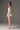 Taffeta Strapless Blue-Grey Mini Dress with Crystal Bow Details - IHF STUDIO