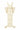 White Floral Garden Lace Square-Neck Column Dress With Large Back Bow - IHF STUDIO