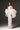 White Mesh Lace Halter-Tie Maxi Dress with Petite Sequin & Crystal Details - IHF STUDIO