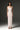 White Mesh Lace Square-Neck Midi Dress with Petite Sequin & Leather Belt - IHF STUDIO