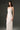 White Mesh Lace Square-Neck Midi Dress with Petite Sequin & Leather Belt - IHF STUDIO