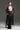 White Silk Square Crisscross Strapless Column Dress with Black Silk Taffeta - IHF STUDIO