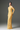 Yellow Floral Garden Lace Dress With Halter Neck And Long Sleeves - IHF STUDIO
