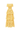Yellow Floral Garden Lace Maxi A-line Dress With 3-tiered U-Neck - IHF STUDIO