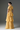 Yellow Floral Garden Lace Maxi A-line Dress With 3-tiered U-Neck - IHF STUDIO