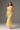 Yellow Floral Garden Non-Sleeves Mermaid Midi Dress - IHF STUDIO