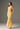 Yellow Floral Garden Non-Sleeves Mermaid Midi Dress - IHF STUDIO