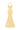 Yellow Floral Vine Lace Mermaid Dress with Cupped and Cut-Out Waist - IHF STUDIO